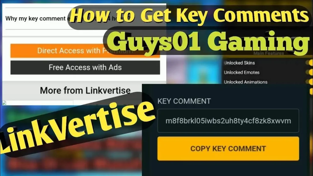 Guys01 Gaming Comments key